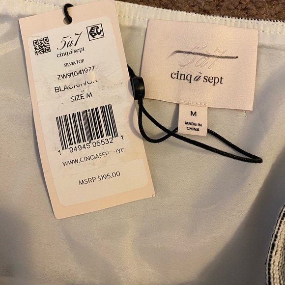 NWT Cinq a Sept Silvia Top - Picture 6 of 6